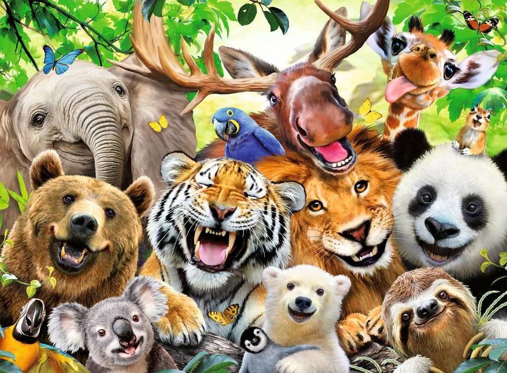 RAVENSBURGER Puzzle Lächeln, bitte! XXL 300 Teile