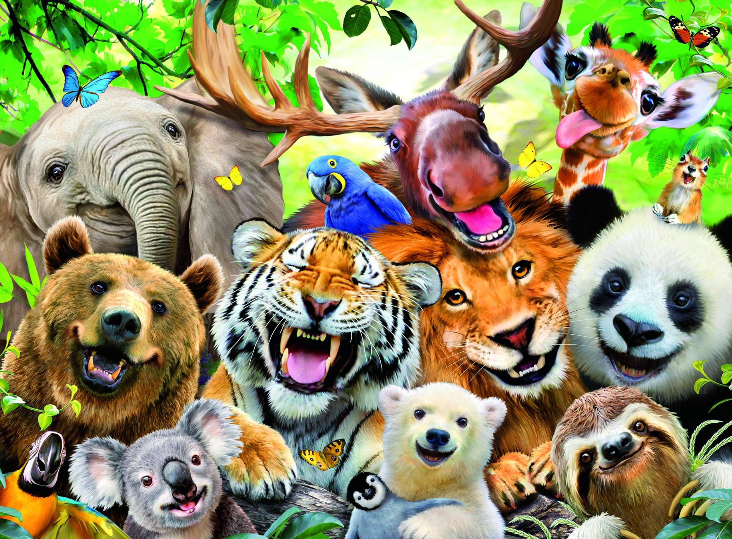 RAVENSBURGER Puzzle Lächeln, bitte! XXL 300 Teile
