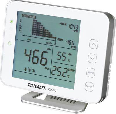 VOLTCRAFT CO-110 Kohlendioxid-Messgerät mit Datenloggerfunktion (VC-11917180)