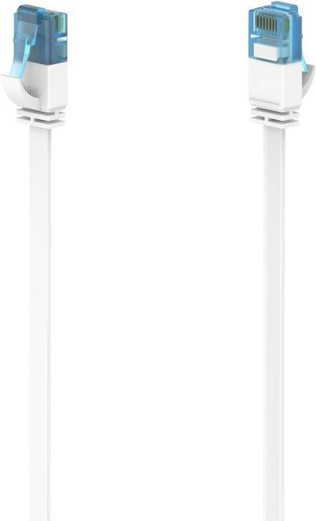 Hama Netzwerkkabel, CAT-6a, 10 Gbit/s, U/UTP, flach, 5,00 m (00200685)