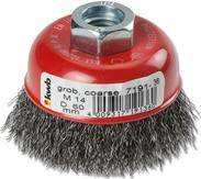 kwb AGGRESSO-FLEX® Topfbürsten, gewellter HSS-Stahldraht für Einsatz mit Winkelschleifern 719136 1 St