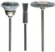 kwb Drahtbürstensatz, 3-teilig, HSS Stahldraht, gewellt 518000 3 St