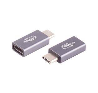 USB-C 4.0 ProSeries Adapter, USB4 40Gbit s, PD 240W, DP 2.0, Metallgehäuse - Auswahl: Buchse/Stecker