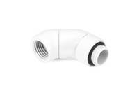 Alphacool 17628, Wasserblock, Messing, Weiß, 1/4", 45°, 30 mm