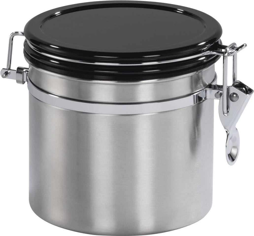 XAVAX Edelstahldose für 500 g gemahlenen Kaffee Silber