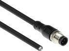 ACT Industrial 5.00 meters Sensor cable M12A 4-pin male to open end Superflex Xtreme TPE cable, shielded (SC3406)