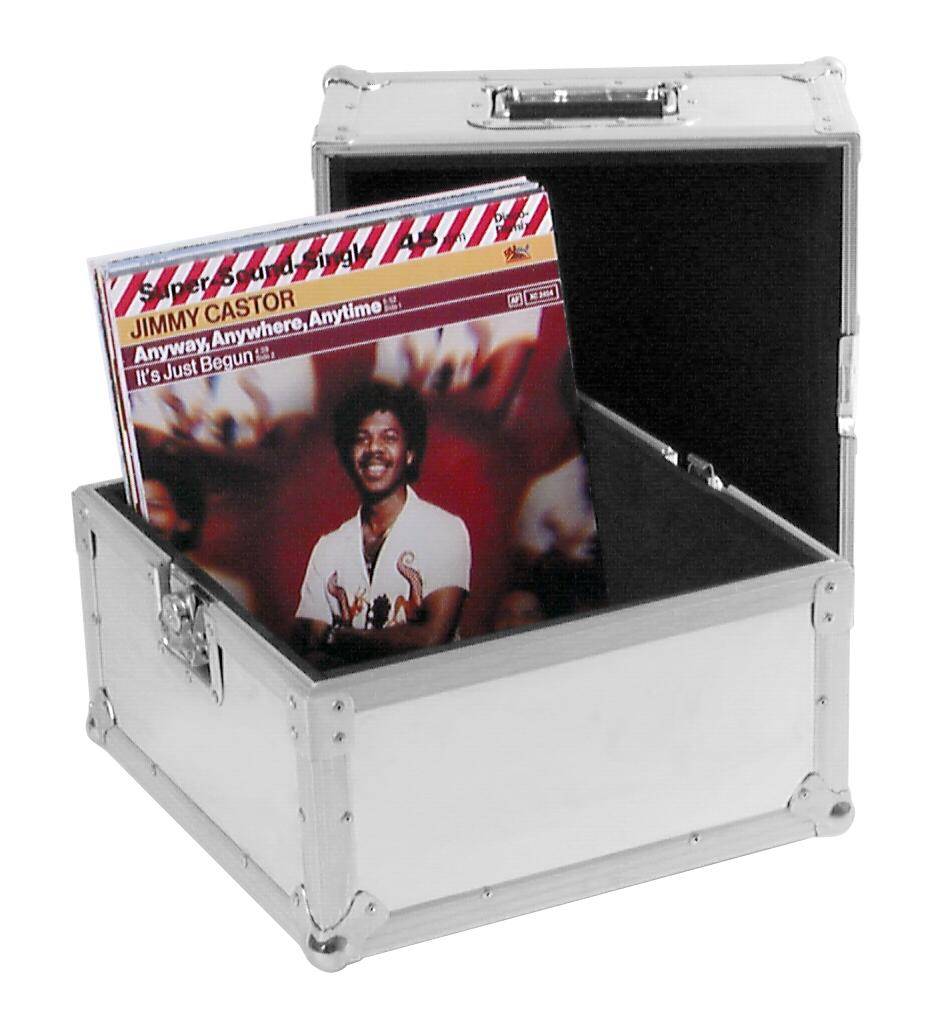 ROADINGER Platten-Case Profi ALU 50/50, glatt, 100LPs