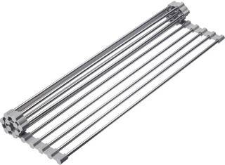 Westmark Home - Abtropfer - Rack - Tisch - Grau - Edelstahl - Silikon - Edelstahl - Rechteck