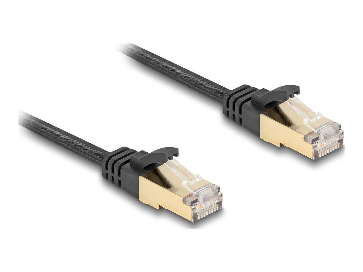 Delock Patch-Kabel - RJ-45 (M) zu RJ-45 (M) - 10 m - S/FTP - CAT 6a - ohne Haken