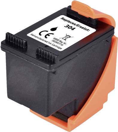 Renkforce Tinte ersetzt HP 304 (N9K06AE) Kompatibel Schwarz RF-I-HP304BK RF-5655890 (RF-5655890)