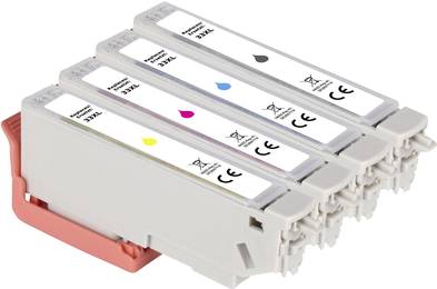 Renkforce Tinte Kombi-Pack ersetzt Epson 33XL (C13T335740) Kompatibel Schwarz, Cyan, Magenta, Gelb RF-5706062