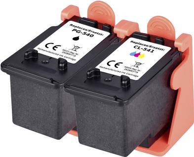 Renkforce Tinte Kombi-Pack ersetzt Canon PG-540 + CL-541 (5225B006) Kompatibel Kombi-Pack Schwarz, Cyan, Magenta, Gelb