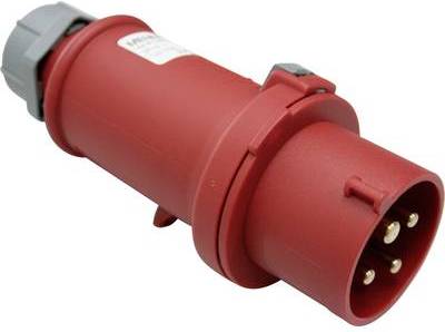 as Schwabe 60572 60572 CEE Stecker 32 A 4polig 400 V (60572)