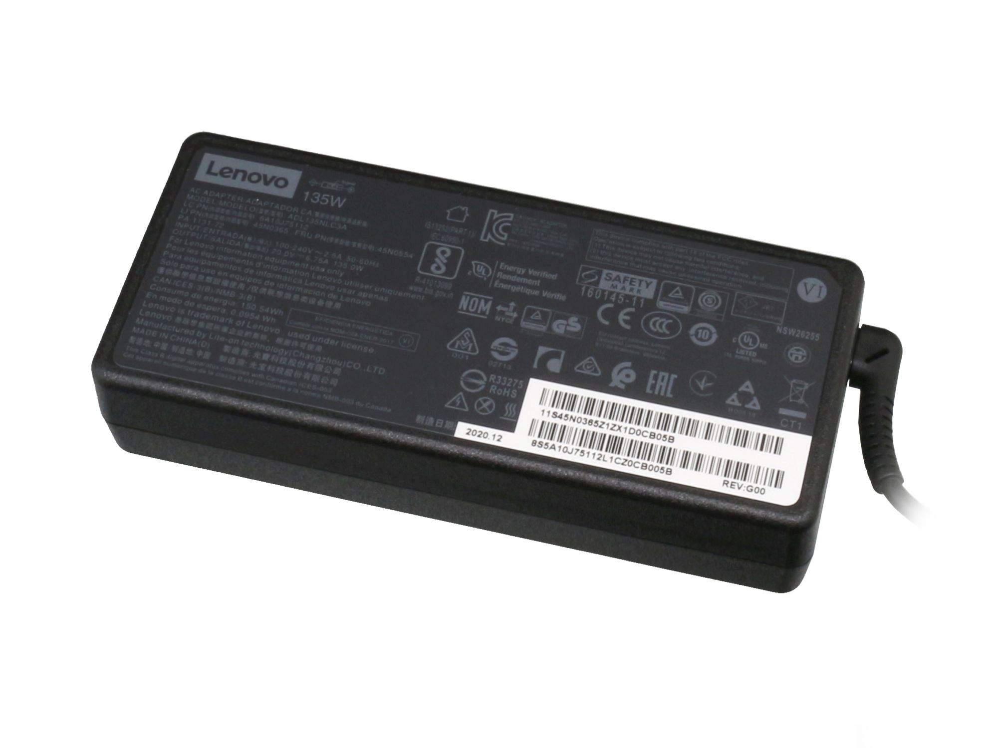 Lenovo Netzteil - Wechselstrom 100-240 V135 Watt - FRU - für ThinkCentre M625q;