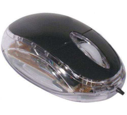Optische Mini USB Maus mit schwarzer Leuchtfarbe