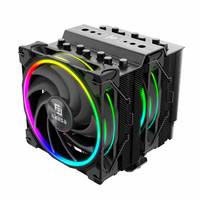 Akasa SOHO H7 Premium Dual Tower 7-Heatpipe CPU Cooler with Addressable RGB 250 Watt TDP - CPU-Kühler - AMD Sockel AM4
