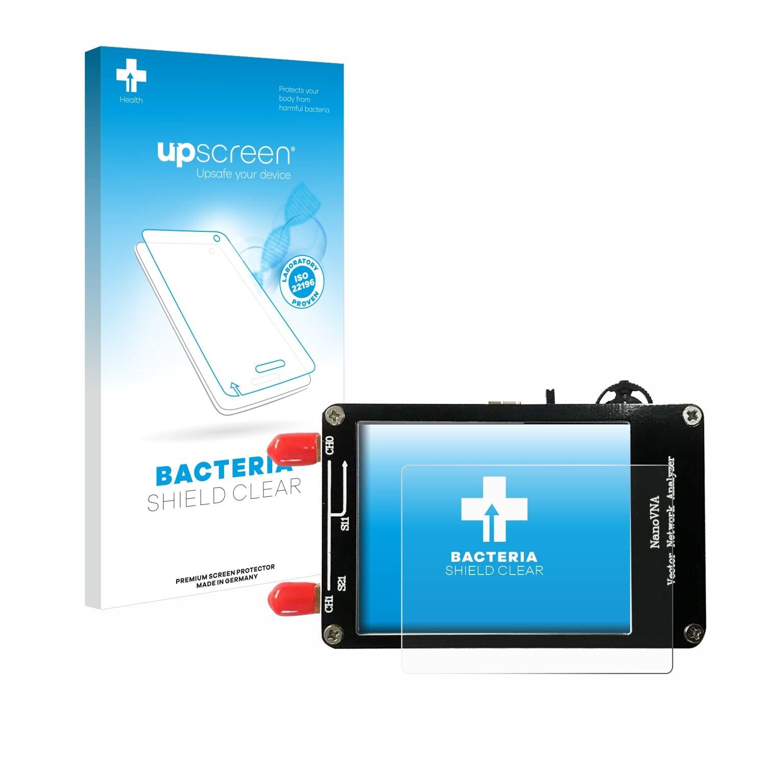 upscreen Bacteria Shield Schutzfolie für NanoVNA H (handheld) -