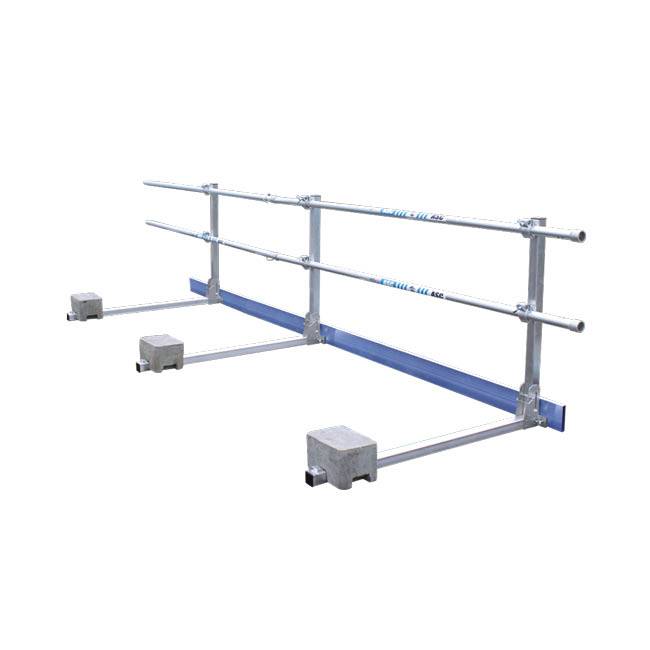 ASC Dachrandsicherung für Flachdächer 30,00 - 54,00 m | < 10° Dachneigung - 54.00 m