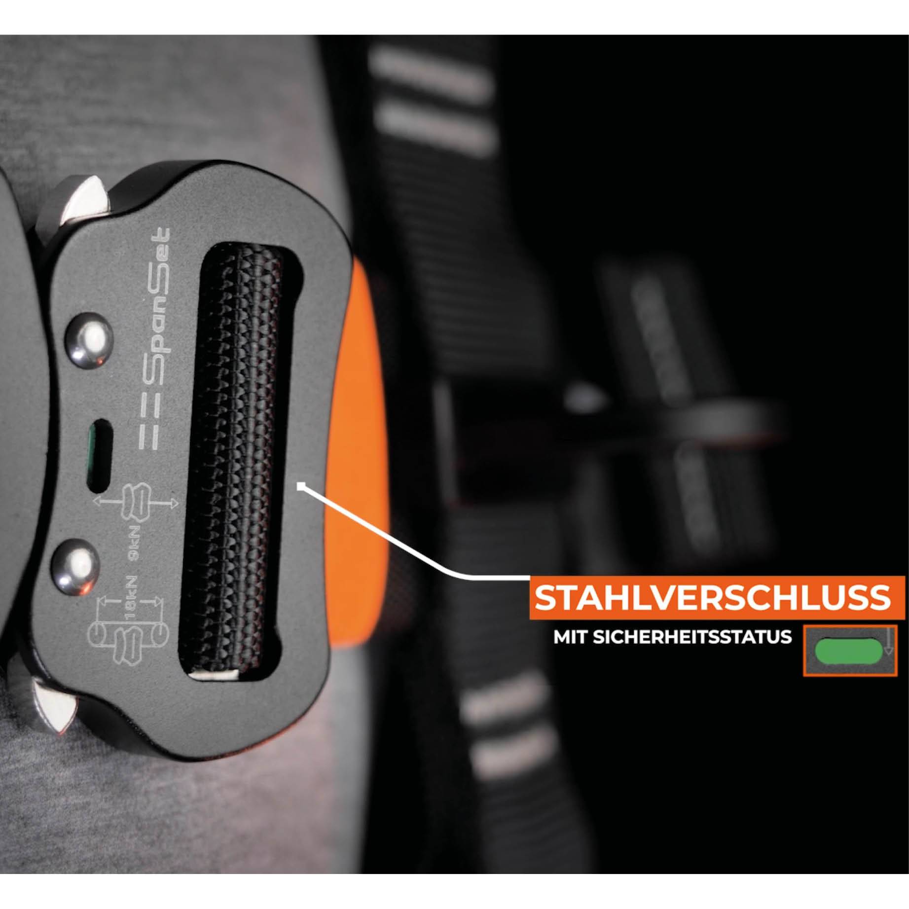 Höhenfreak Scaff-Pro PSAgA Set M-XL mit Alu-Karabiner