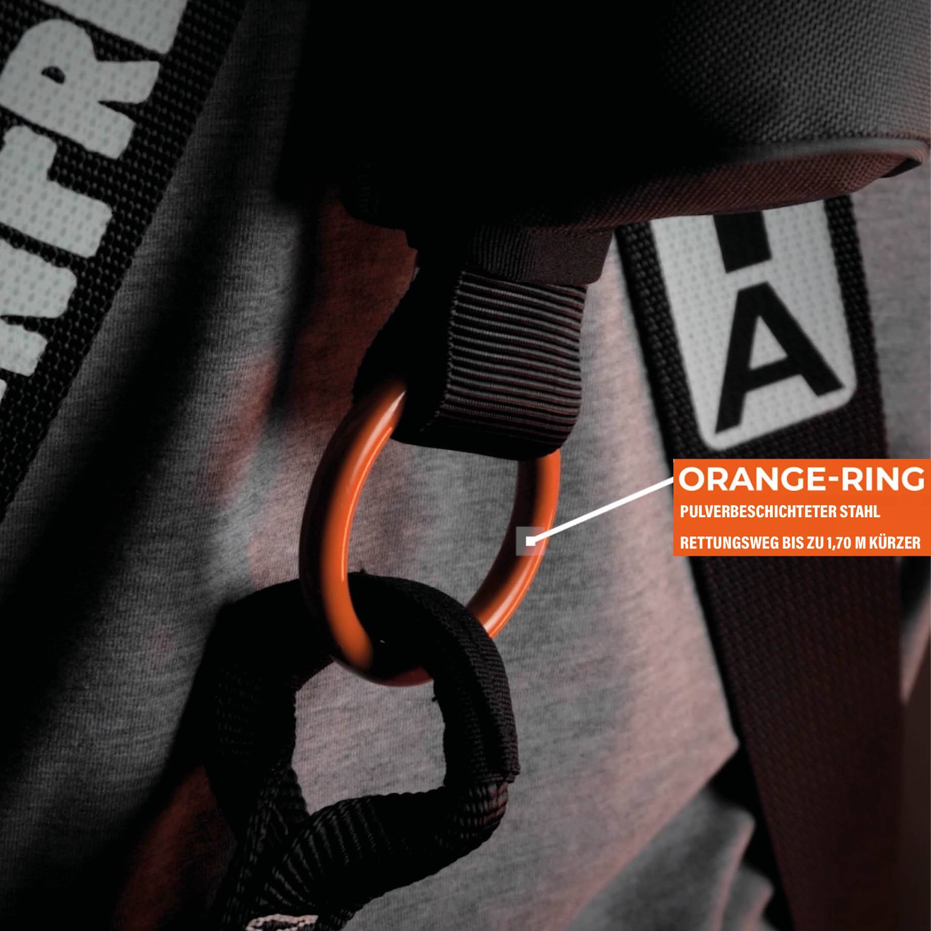 Höhenfreak Scaff-Pro PSAgA Set M-XL mit Stahlkarabiner