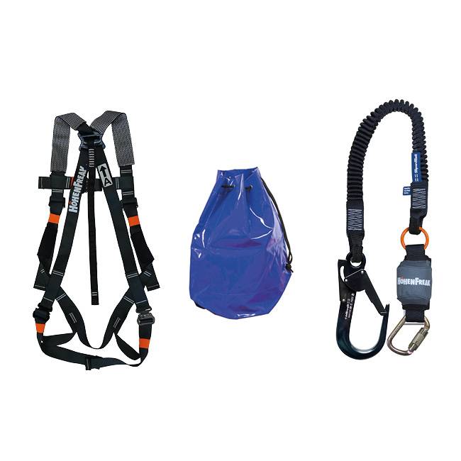 Höhenfreak Scaff-Pro PSAgA Set M-XL mit Alu-Karabiner