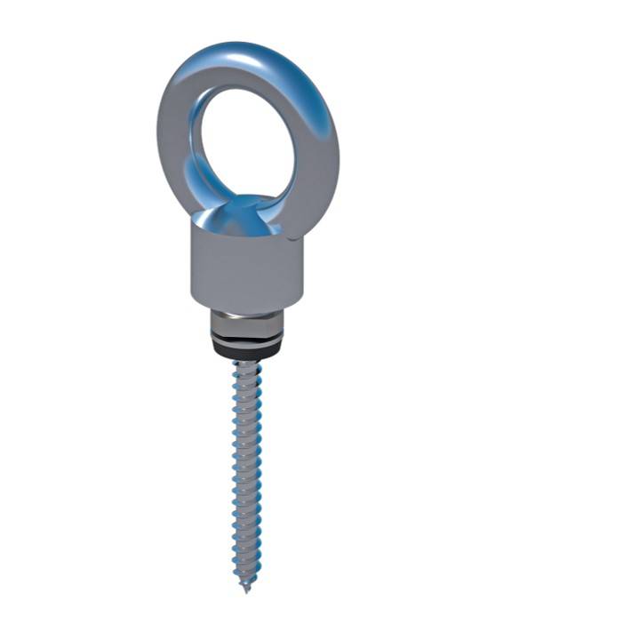 Gerüstanker für Trapezblech mit Holz-Unterkonstruktion