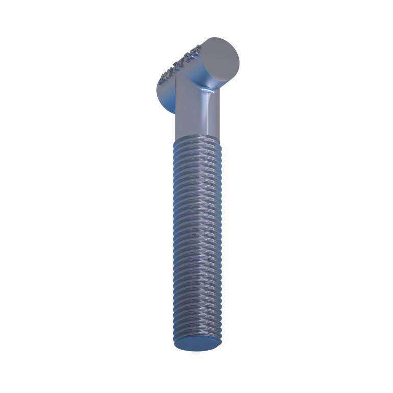 Hammerkopf-Schraube feuerverzinkt metrisches Gewinde ("FEINGEWINDE")