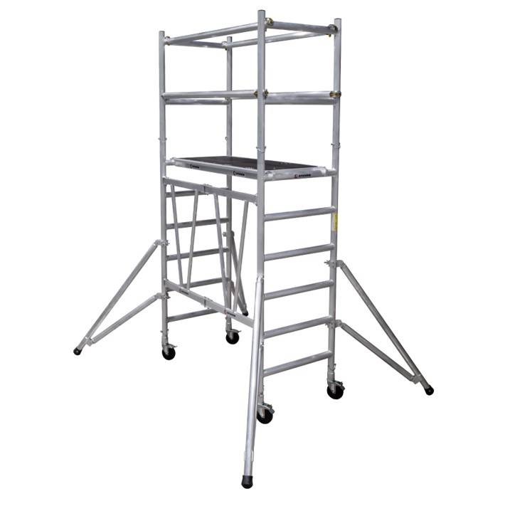 Faltbares Rollgerüst Stuver Scout V 140 SEC+, AH 3,80 m