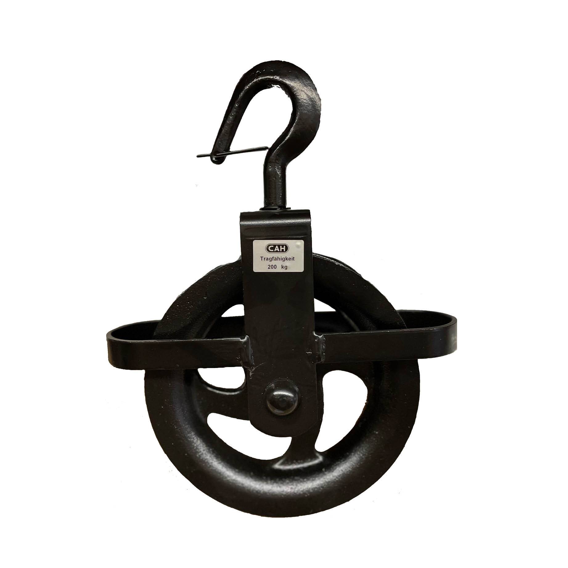 Aufzugsrolle 19 cm Ø für Seile bis max. 25 mm Ø