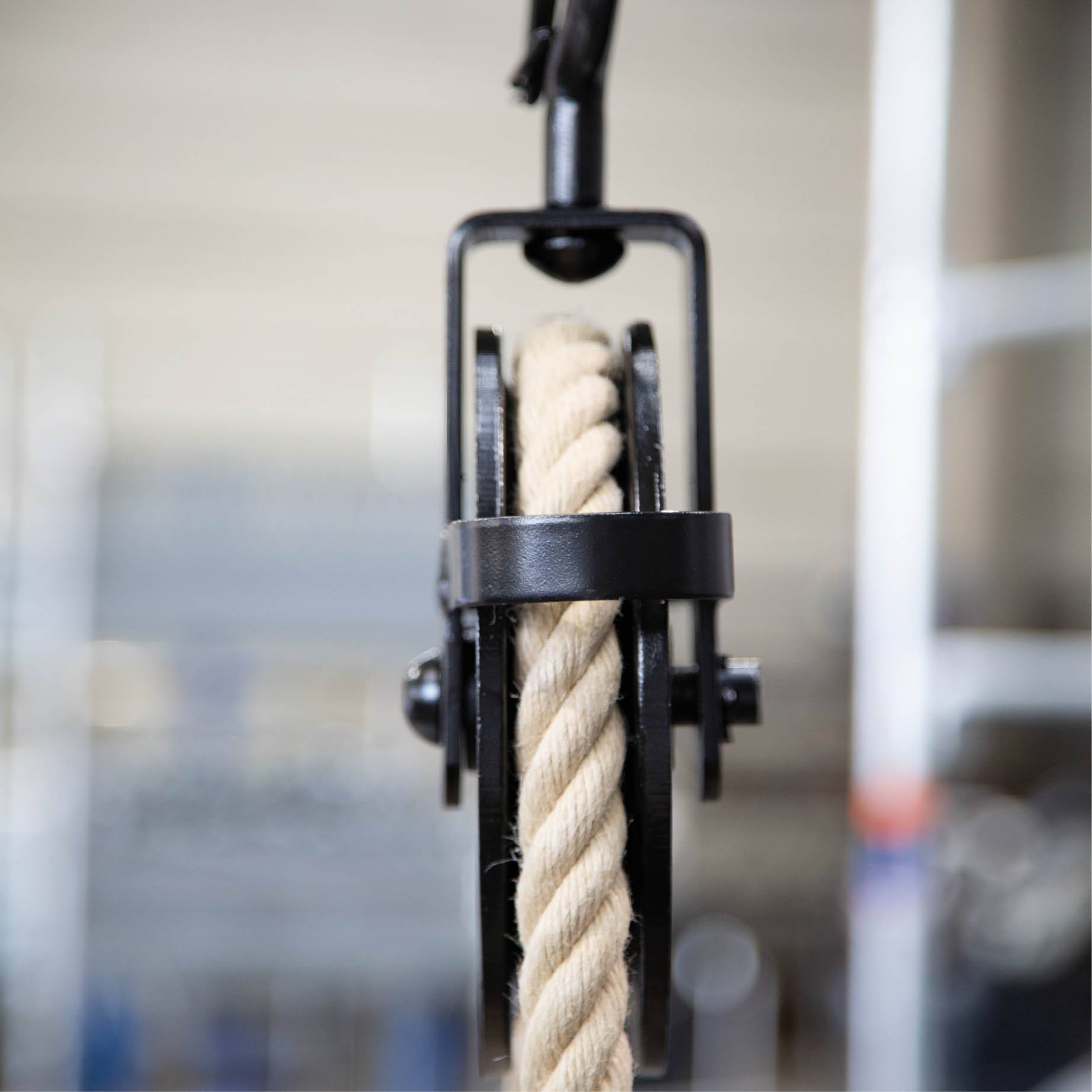 Aufzugsrolle 19 cm Ø für Seile bis max. 25 mm Ø