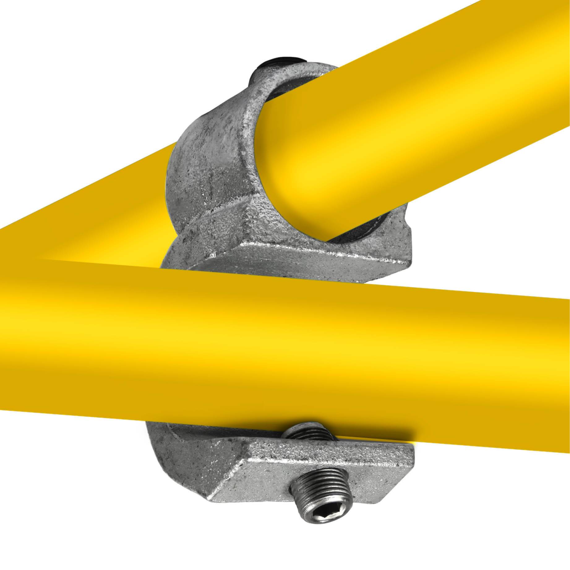 Typ_201 Rohrverbinder Kreuzstück offen Ø 48,3 mm