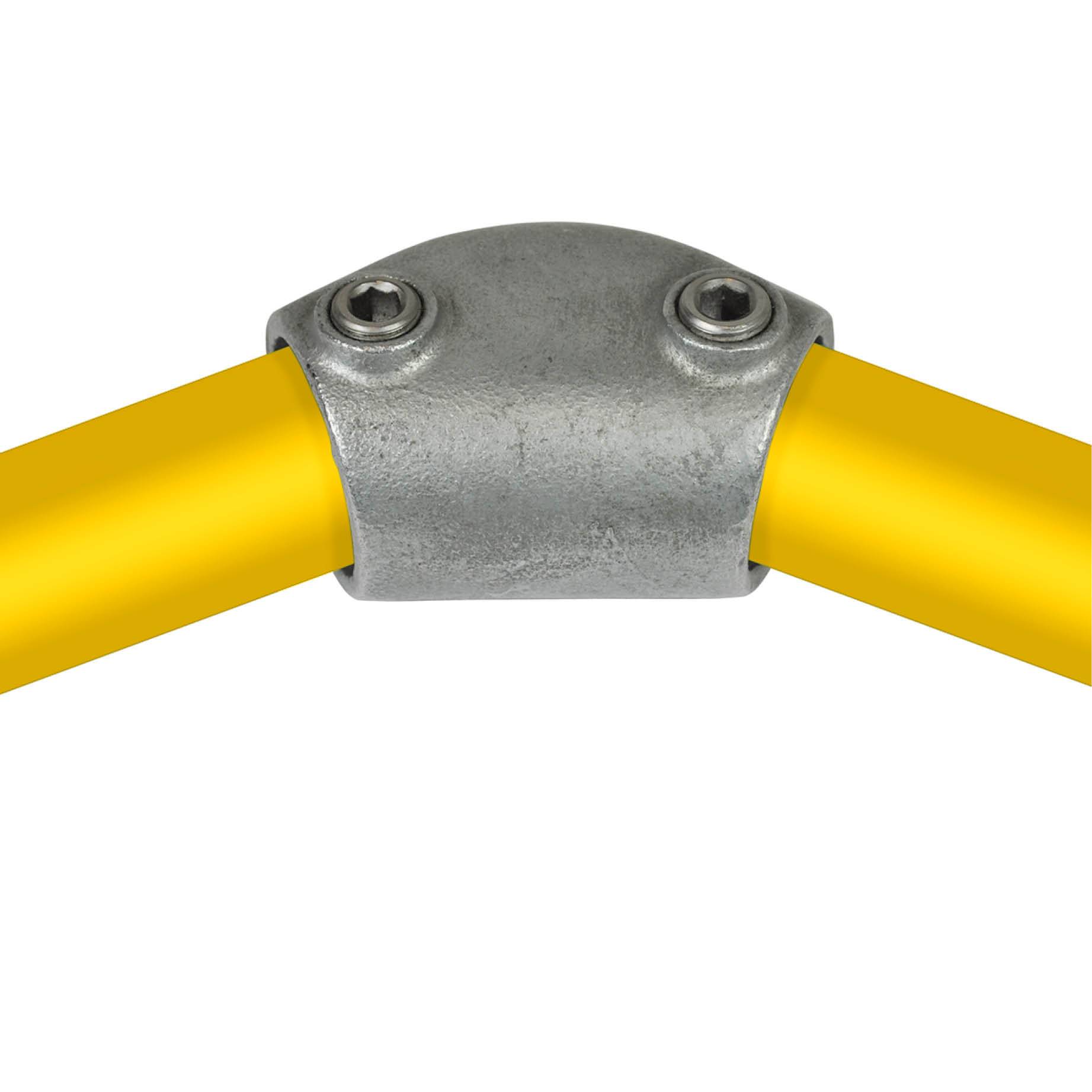 Typ_124 Rohrverbinder Kniestück Bogen 15° - 60° Ø 48,3 mm