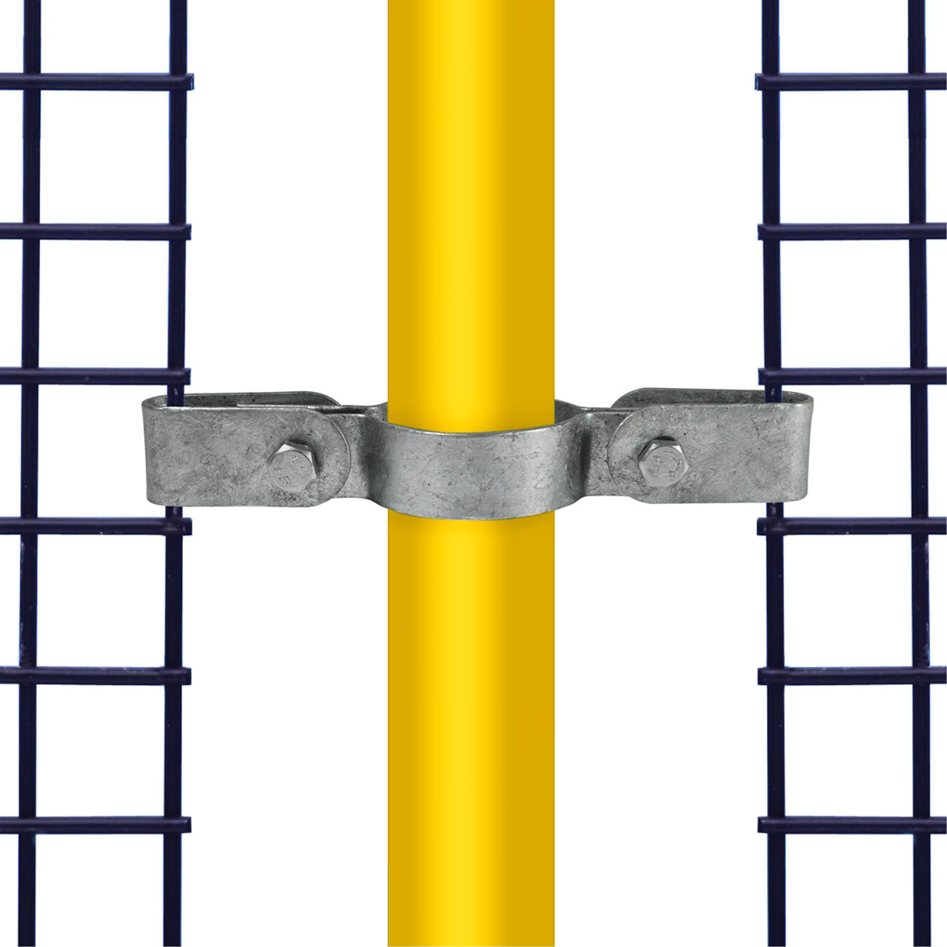 Typ_71 Rohrverbinder Gitterhalter doppelt Ø 48,3 mm