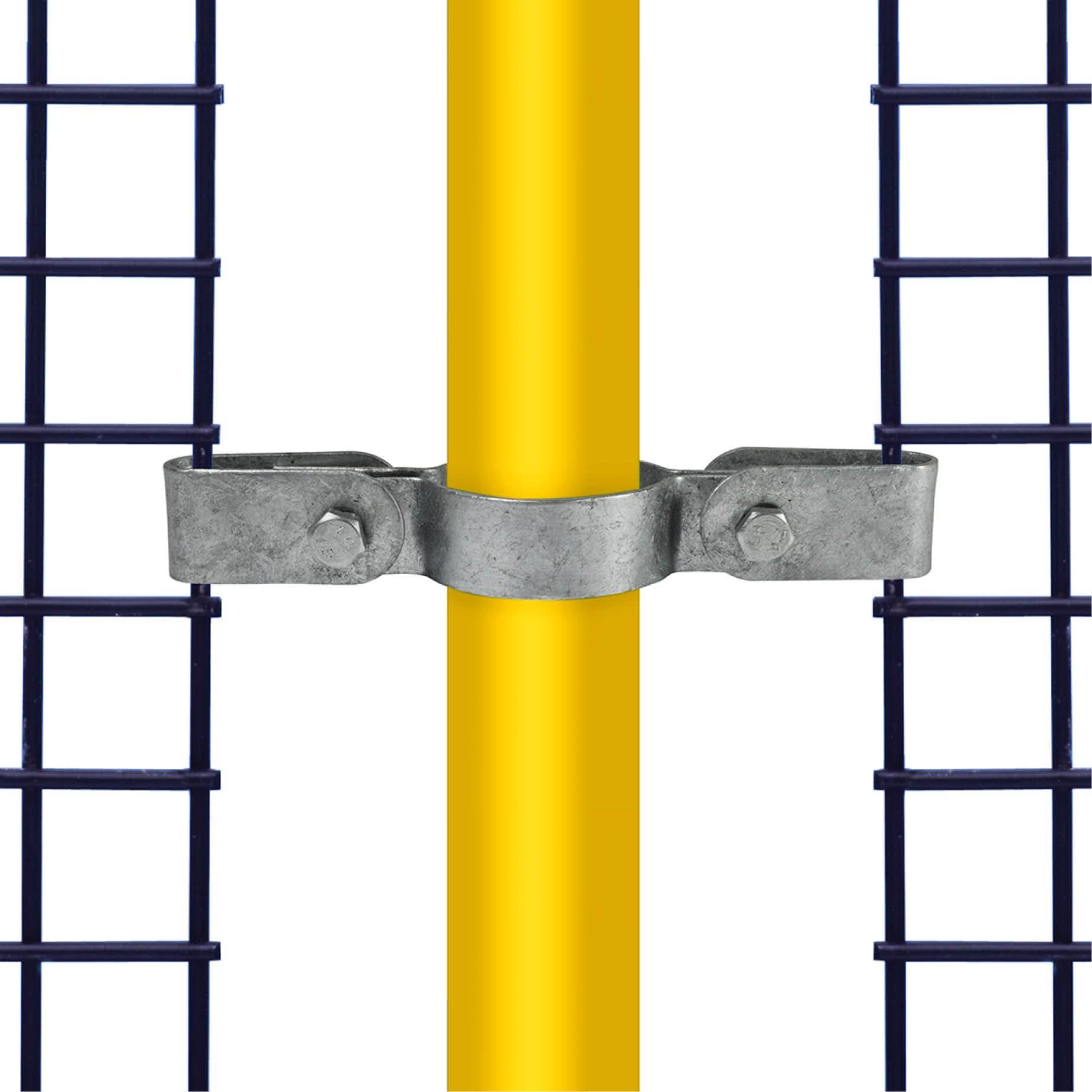 Typ_71 Rohrverbinder Gitterhalter doppelt Ø 48,3 mm