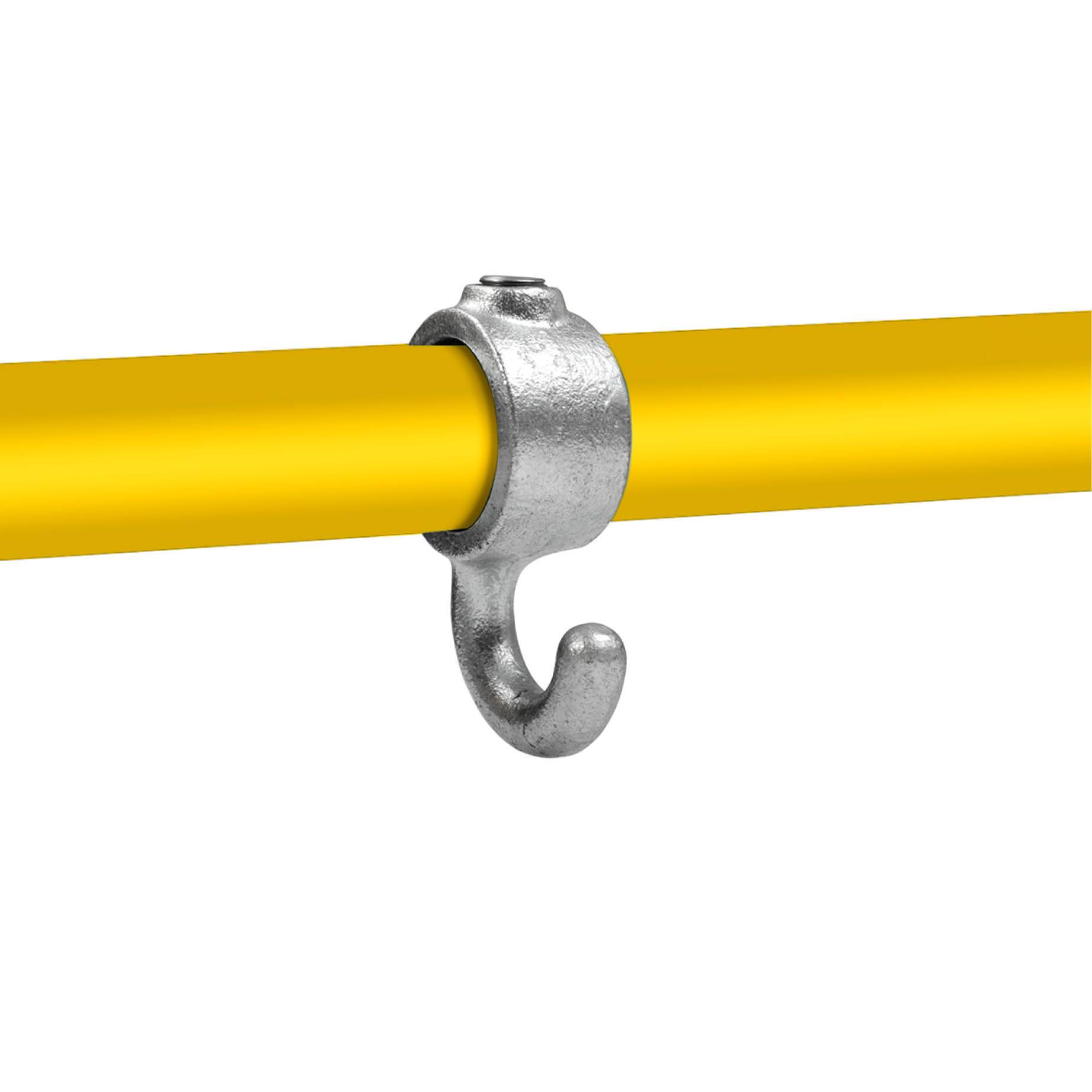 Typ_64 Rohrverbinder Sicherungsring mit Haken horizontal Ø 48,3 mm