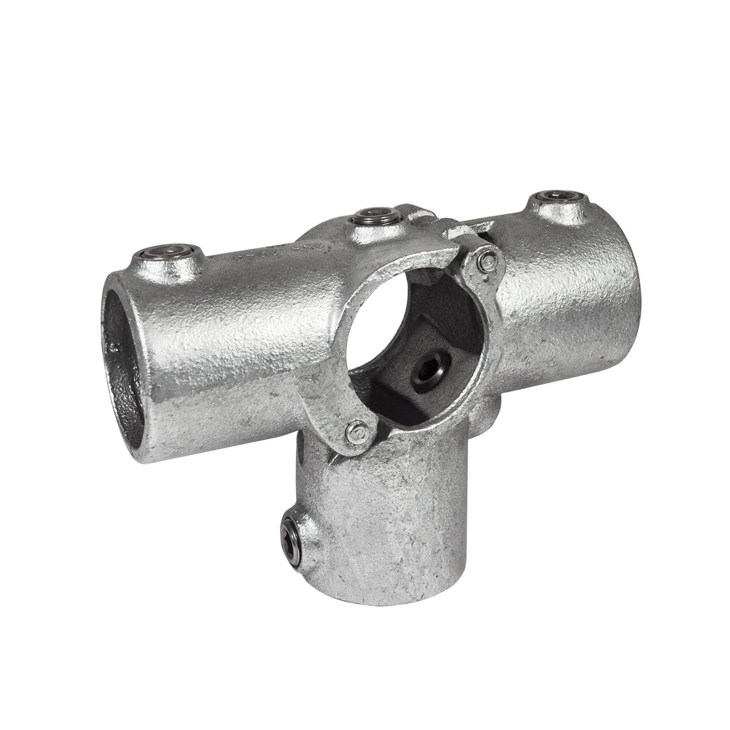 Typ_24O Rohrverbinder 3-Richtungs-T-Stück aufklappbar Ø 48,3 mm