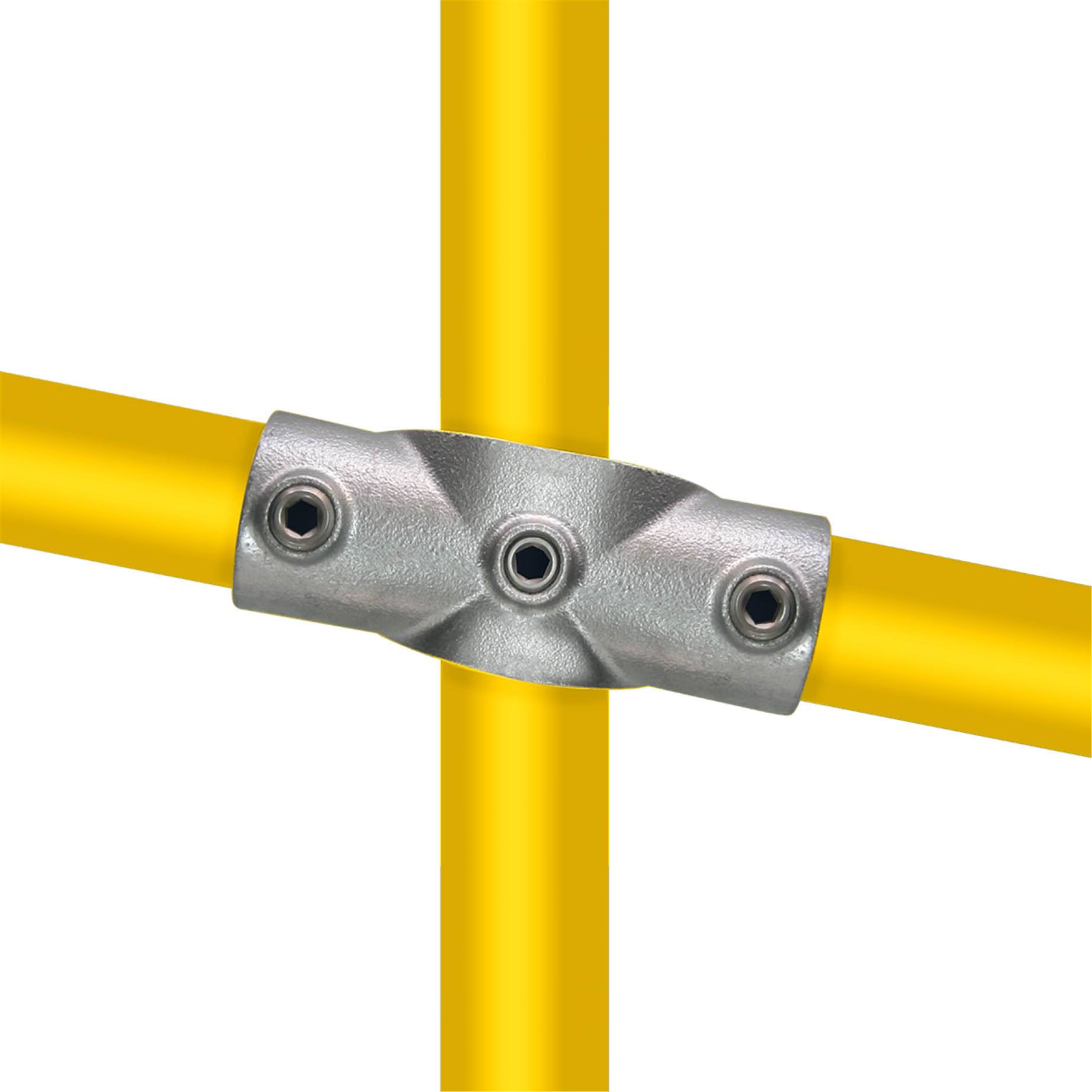 Typ_22S Rohrverbinder Kreuzstück Gefälle 0° - 11° Ø 48,3 mm