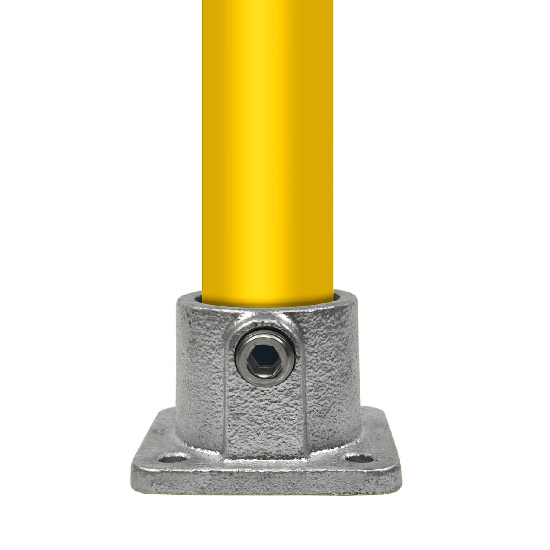 Typ_11 Fußplatte quadratisch Ø 48,3 mm