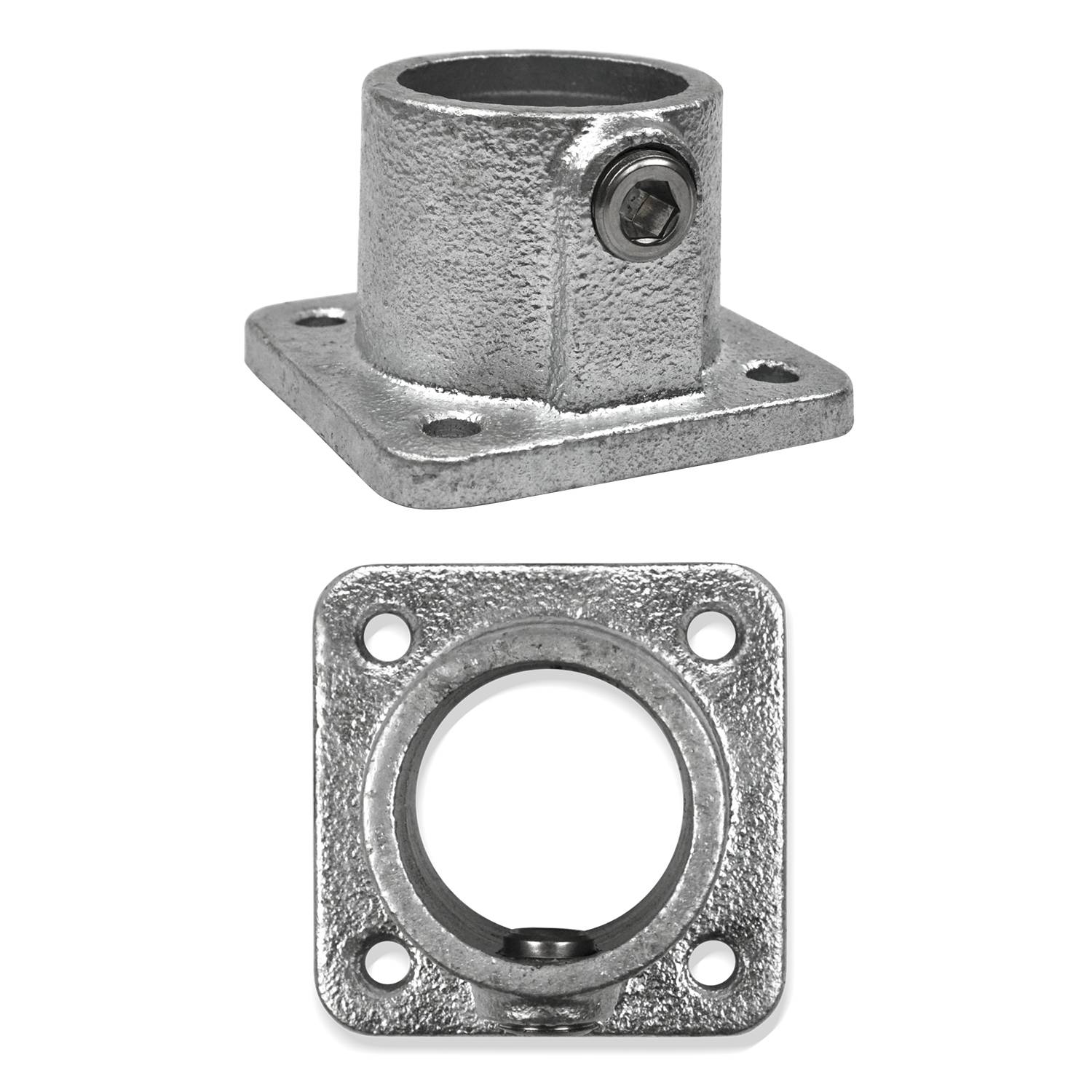 Typ_11 Fußplatte quadratisch Ø 48,3 mm