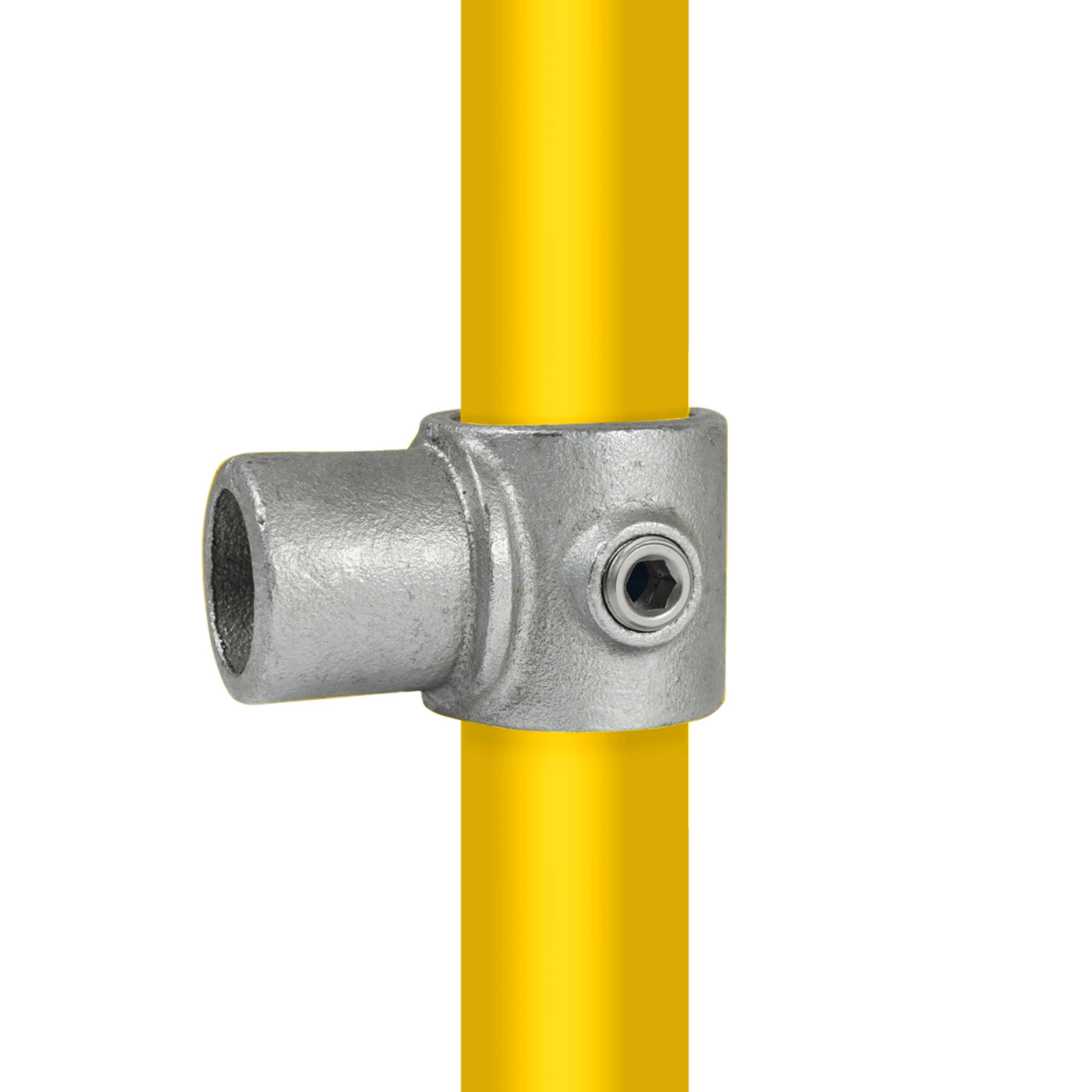 Typ_5 Rohrverbinder T-Stück-Adapter drehbar Ø 48,3 mm