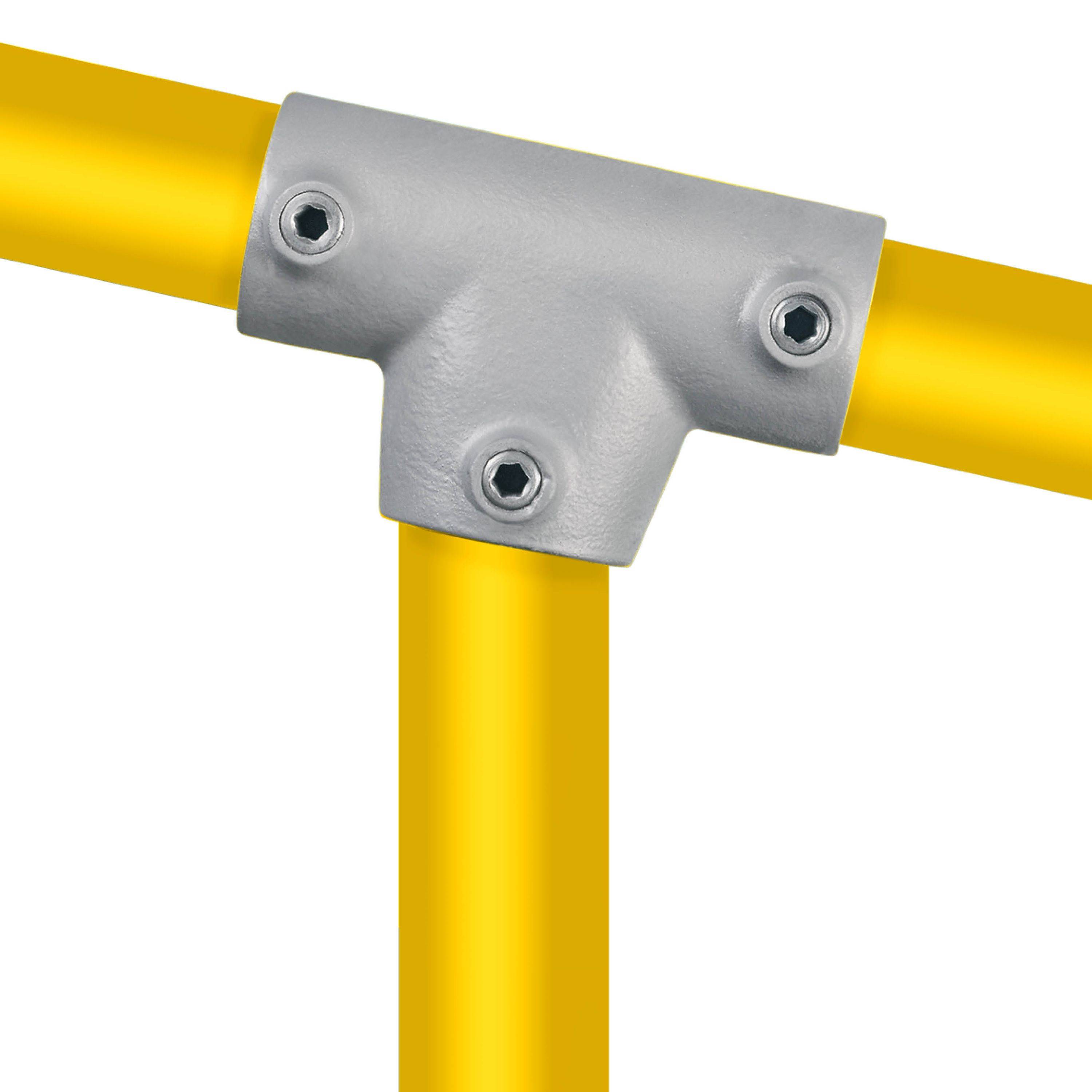 Typ_4S Rohrverbinder T-Stück lang var. Winkel 0° - 11° Ø 48,3 mm