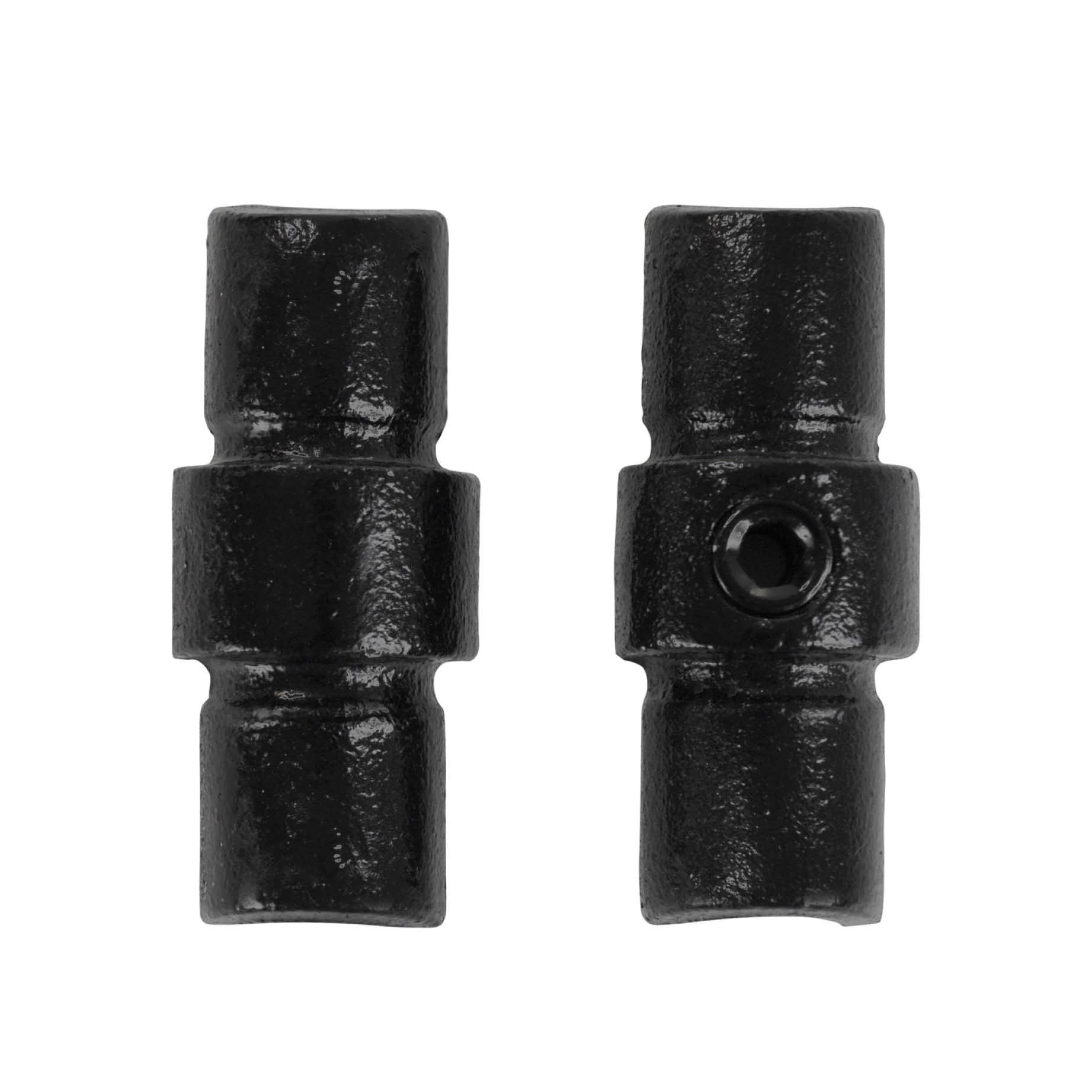 Typ_9 Rohrverbinder gerade (innen) Ø 48,3 mm (schwarz)