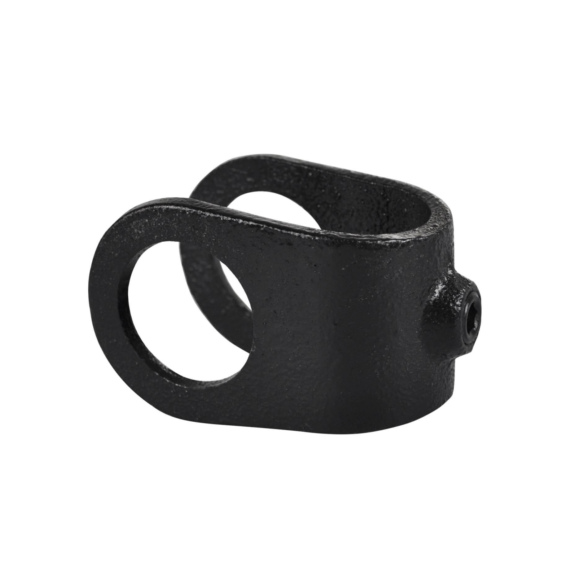 Typ_33 Rohrverbinder Kreuzstück ohne horz. Fixierung 90° Ø 48,3 mm (schwarz)