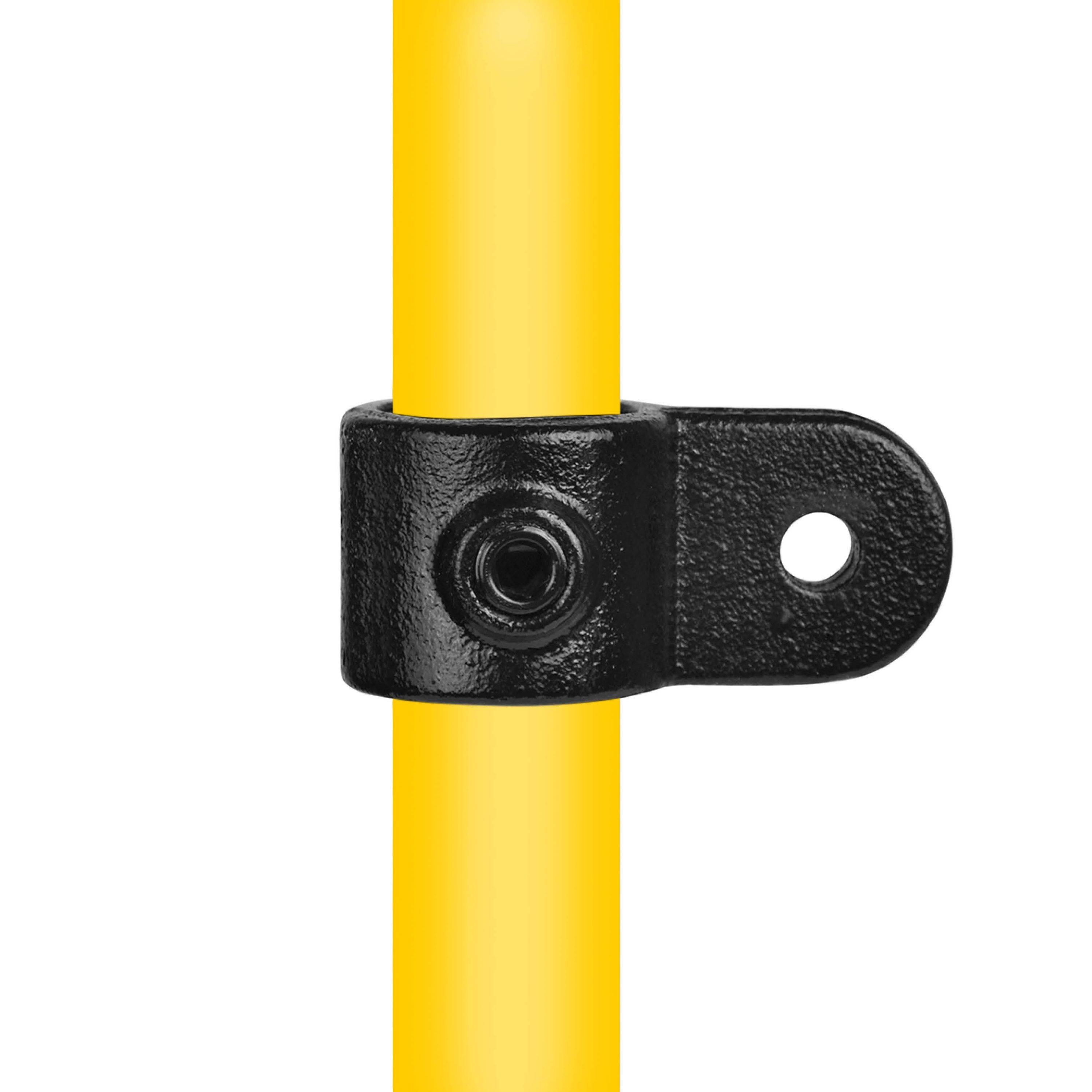 Typ_36 Rohrverbinder Gelenkauge einfach für Typ 42 Ø 48,3 mm (schwarz)