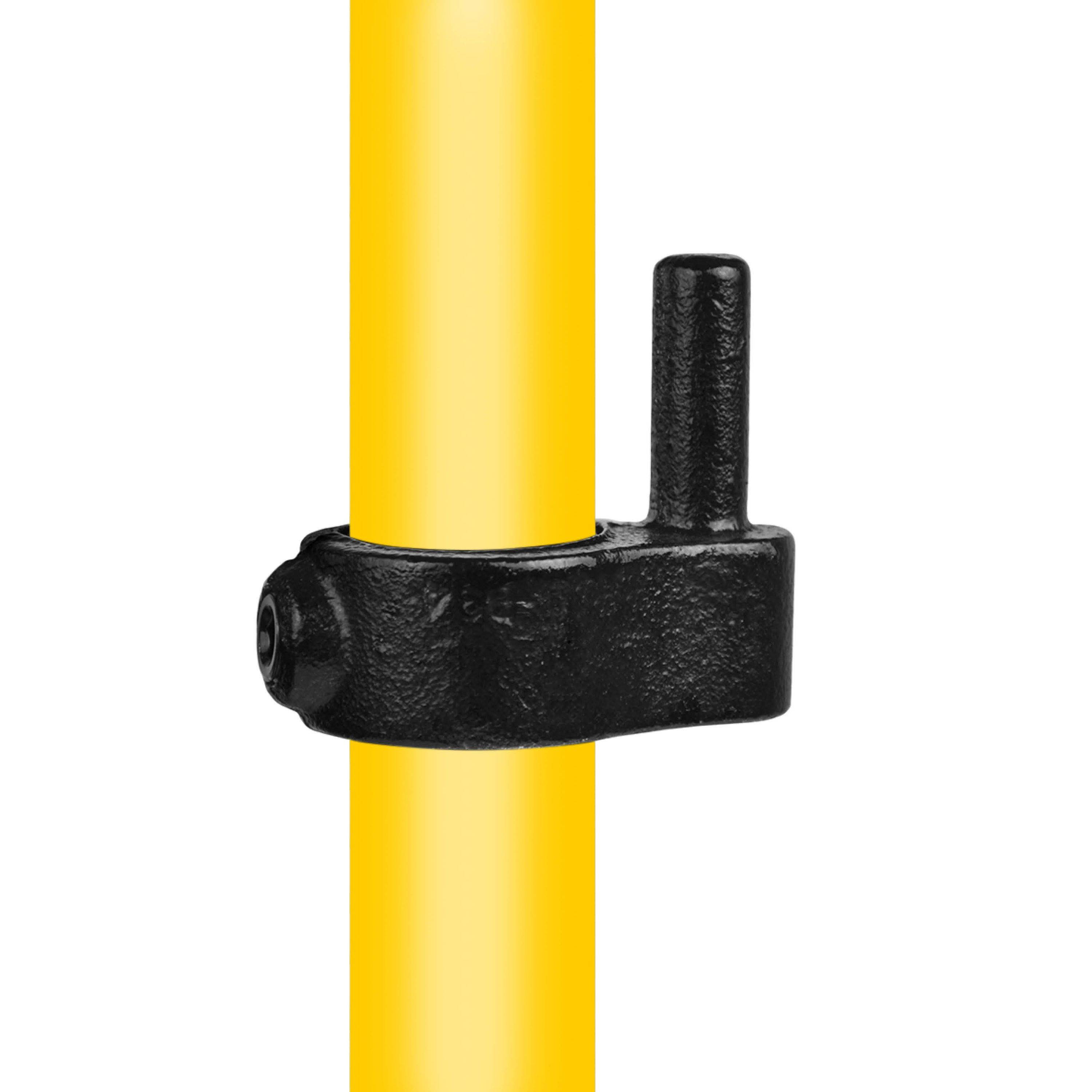 Typ_63 Rohrverbinder Scharnierzapfen Ø 48,3 mm (schwarz)