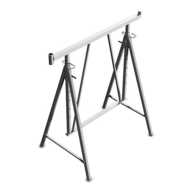 Faltgerüstbock "Compakt S 1200", verzinkt - Gr. 1 B 1.2 x H 0.75-1.30 m