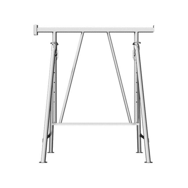 Faltgerüstbock "Compakt S 1200", verzinkt - Gr. 1 B 1.2 x H 0.75-1.30 m