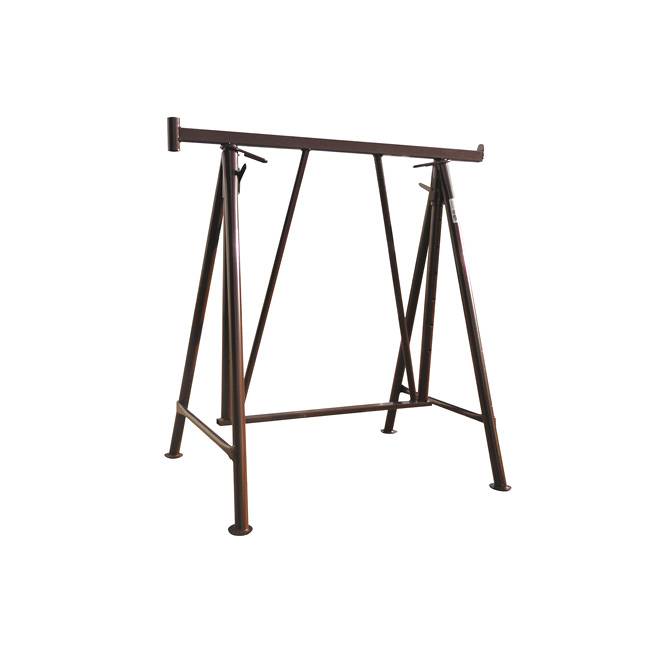 Faltgerüstbock "Compakt S 1200", braun lackiert - Gr. 1 B 1.2 x H 0.75-1.30 m