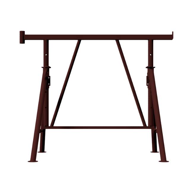 Faltgerüstbock "Compakt S 1200", braun lackiert - Gr. 1 B 1.2 x H 0.75-1.30 m