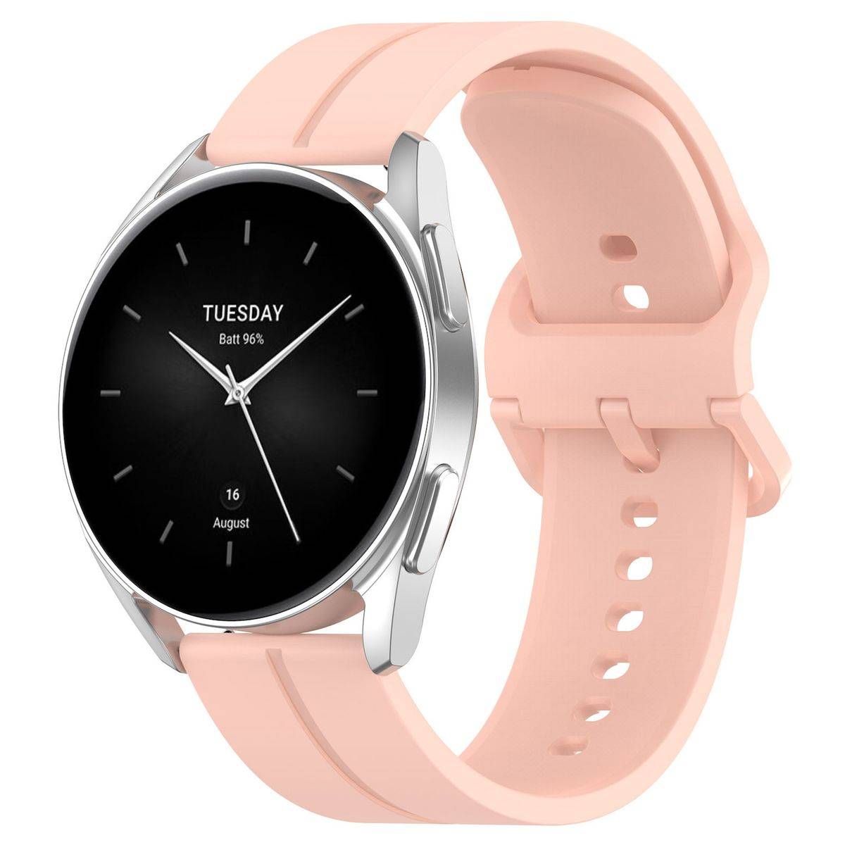 Für Xiaomi Watch 2 Pro hochwertiges Silikon Ersatz Armband Pink